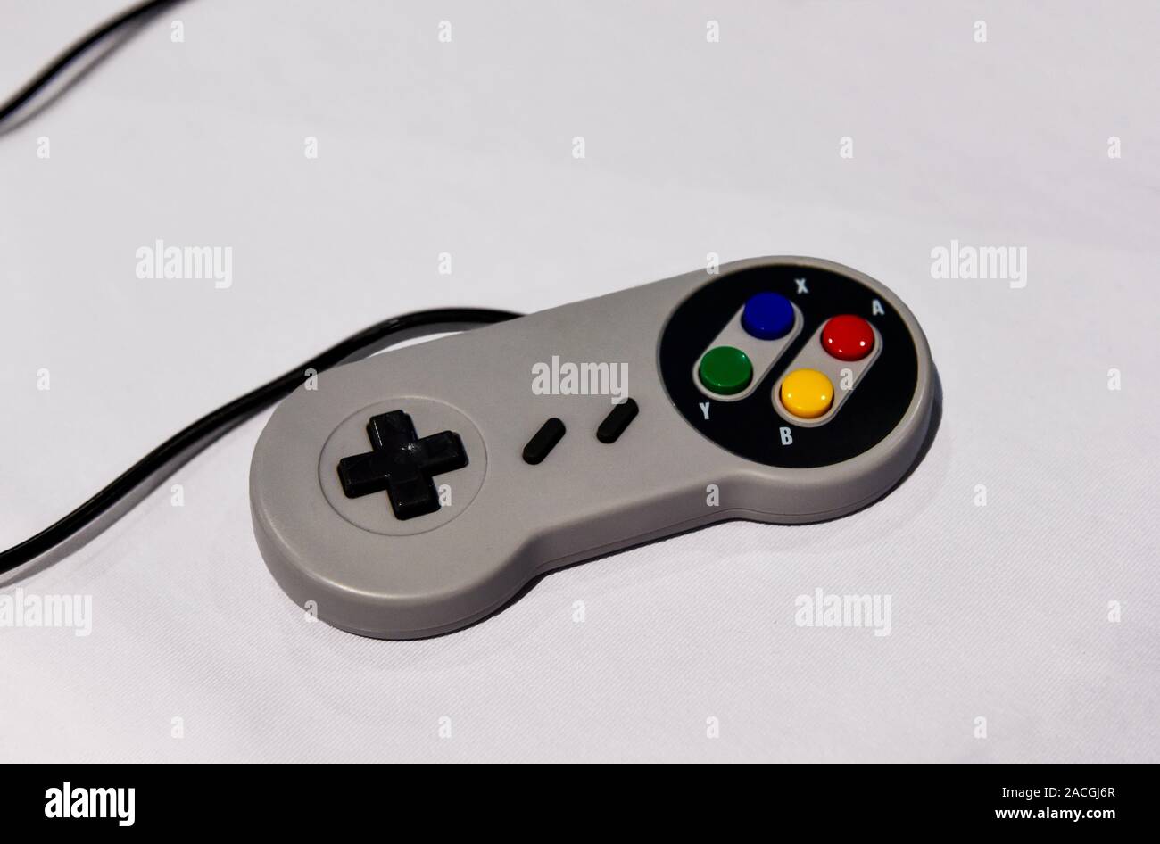 Retrò Controller di gioco Foto Stock