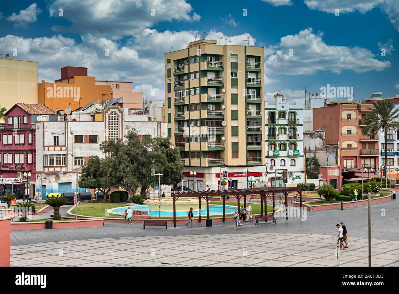 Plaza de la Constitucion, La Linea de la Concepcion, Spagna Foto Stock