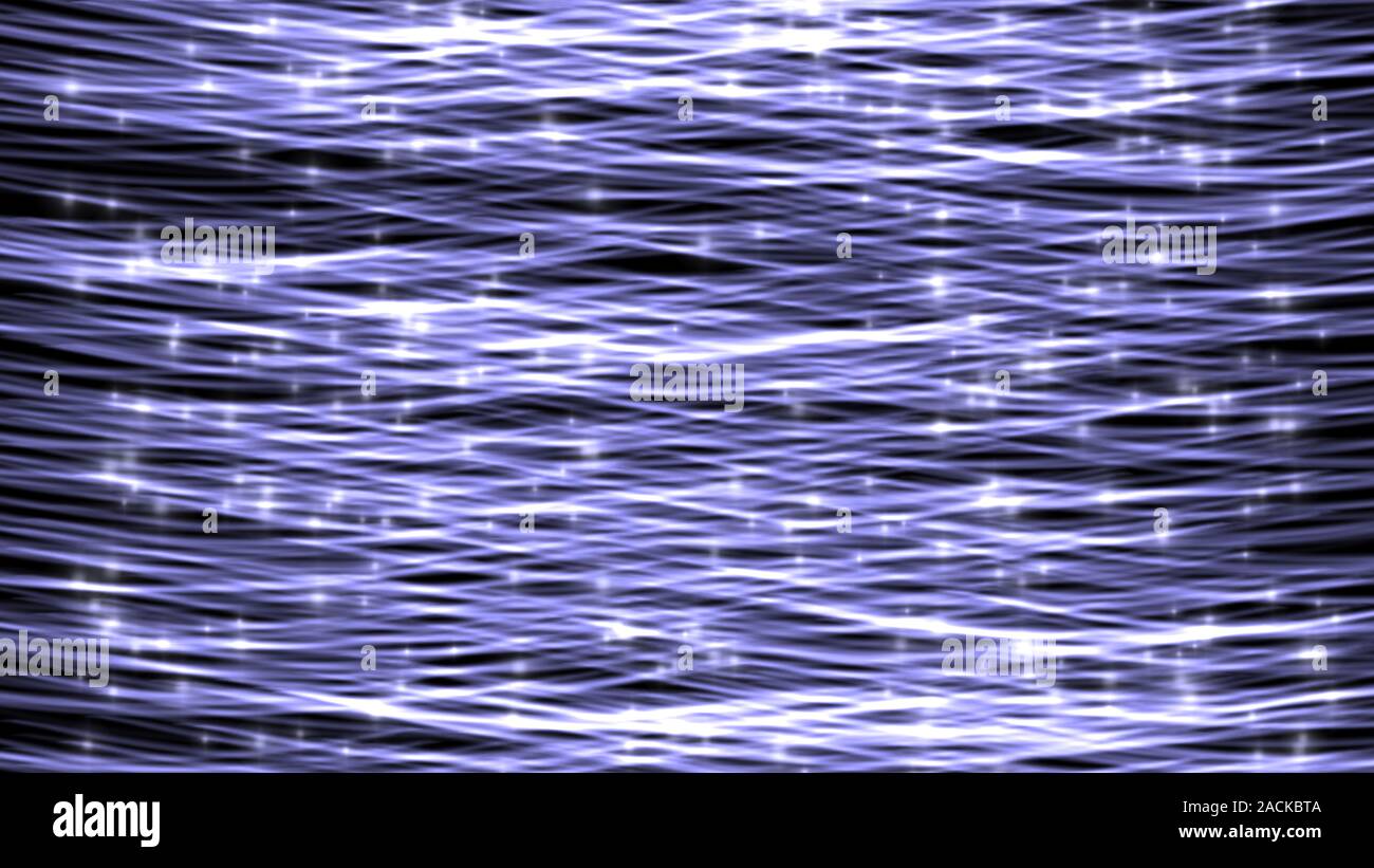 Abstract sfondo con linee ondulate e bagliori. Foto Stock