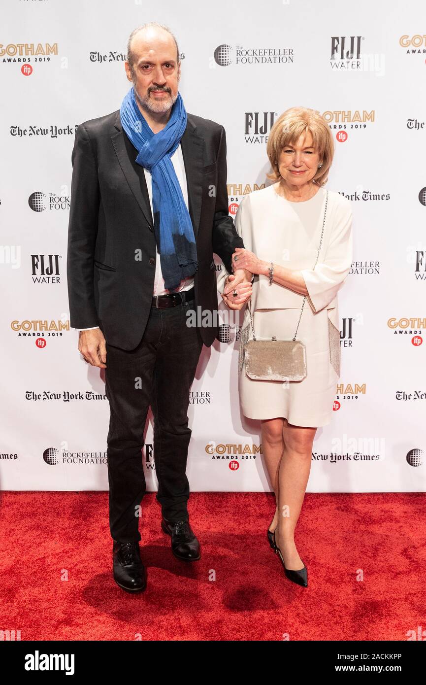 New York, NY - 2 Dicembre 2019: Kent Jones e Mary Kay Place frequentare l'IFP XXIX annuale di Gotham Independent Film Awards a Cipriani Wall Street Foto Stock