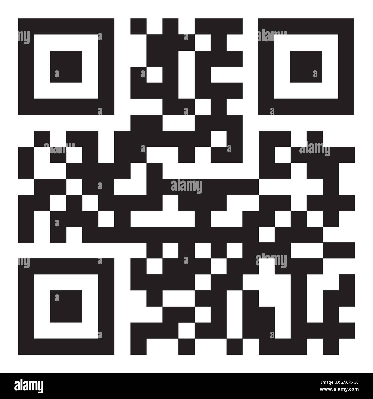 Codice QR Foto Stock