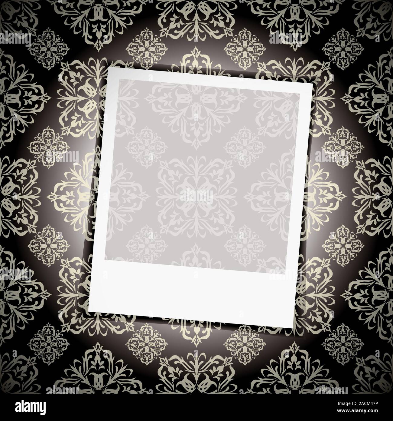 Carta da parati floreale foto istantanea Foto Stock