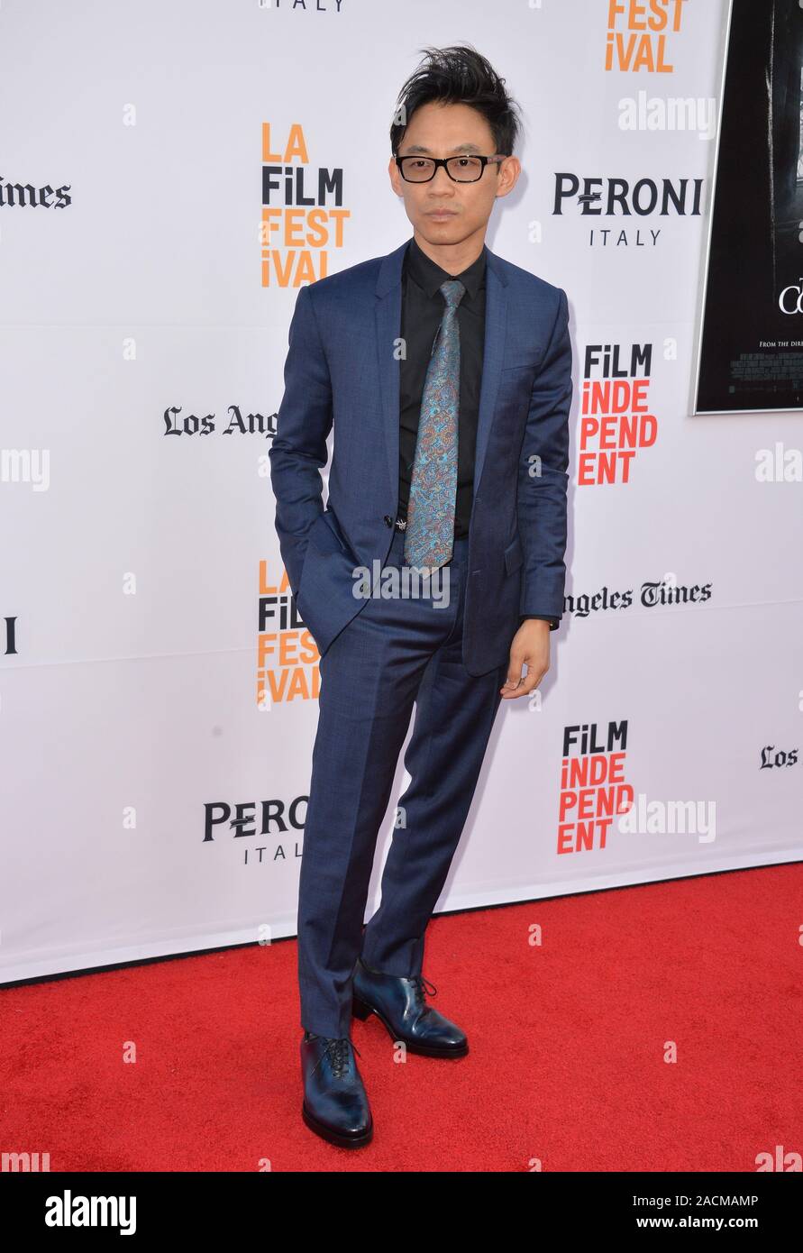 LOS ANGELES, CA. 7 giugno 2016: Direttore James Wan alla prima mondiale di "La prestidigitazione 2' a TCL Chinese Theatre, Hollywood. © 2016 Paul Smith / Featureflash Foto Stock