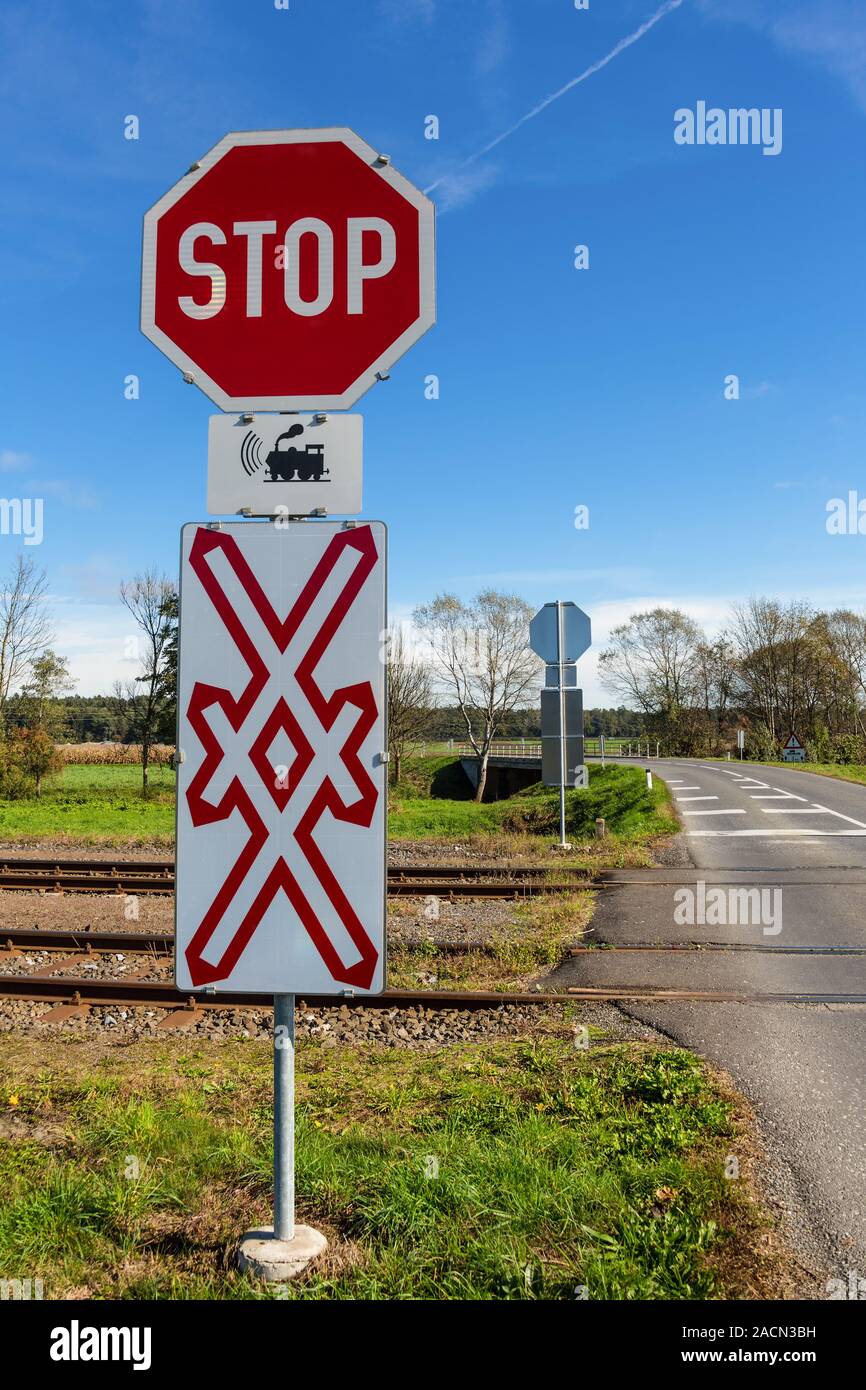 Livello Unrestricted crossing Foto Stock