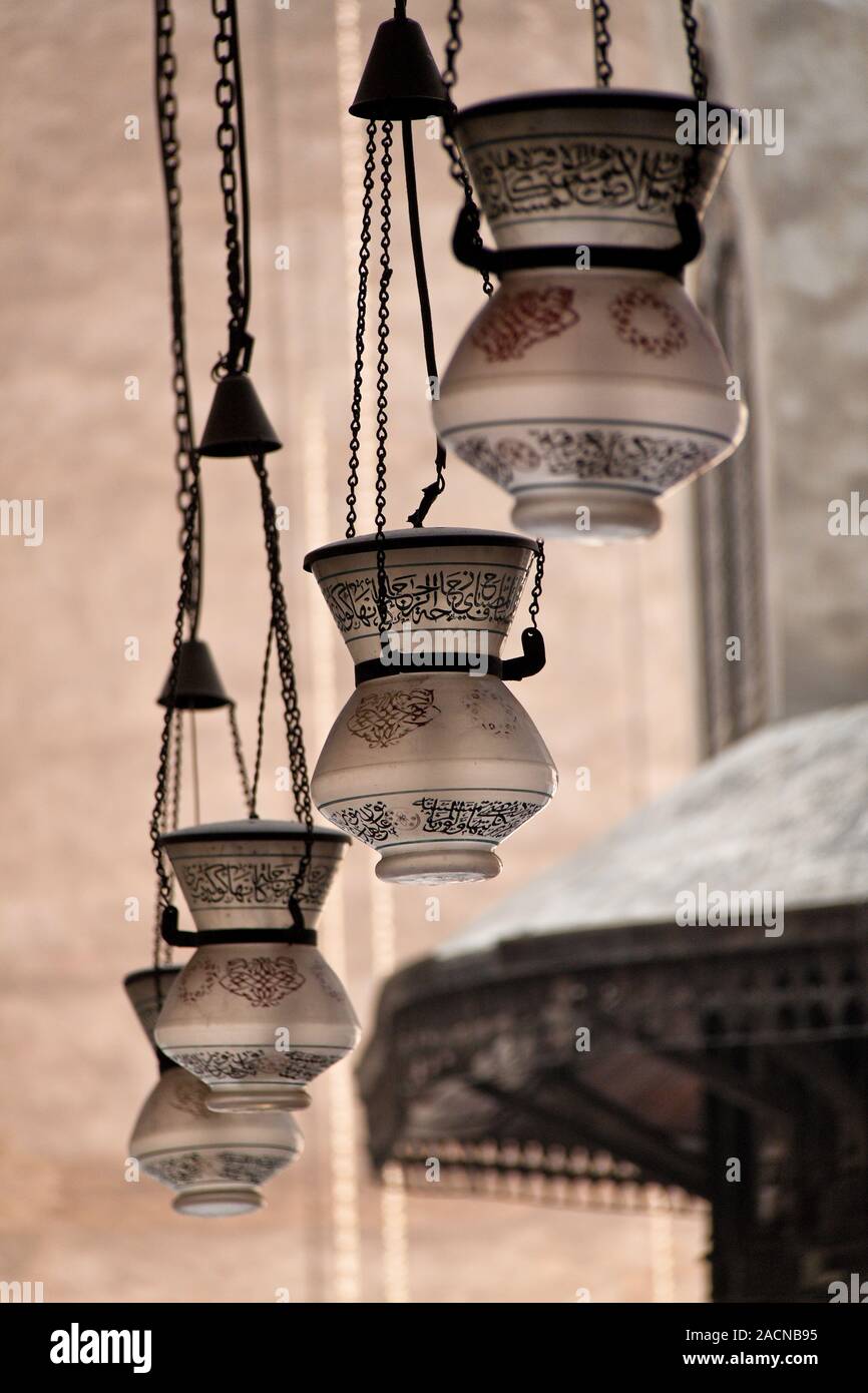 L'Egitto, al Cairo, Sultan Moschea Hassan Foto Stock
