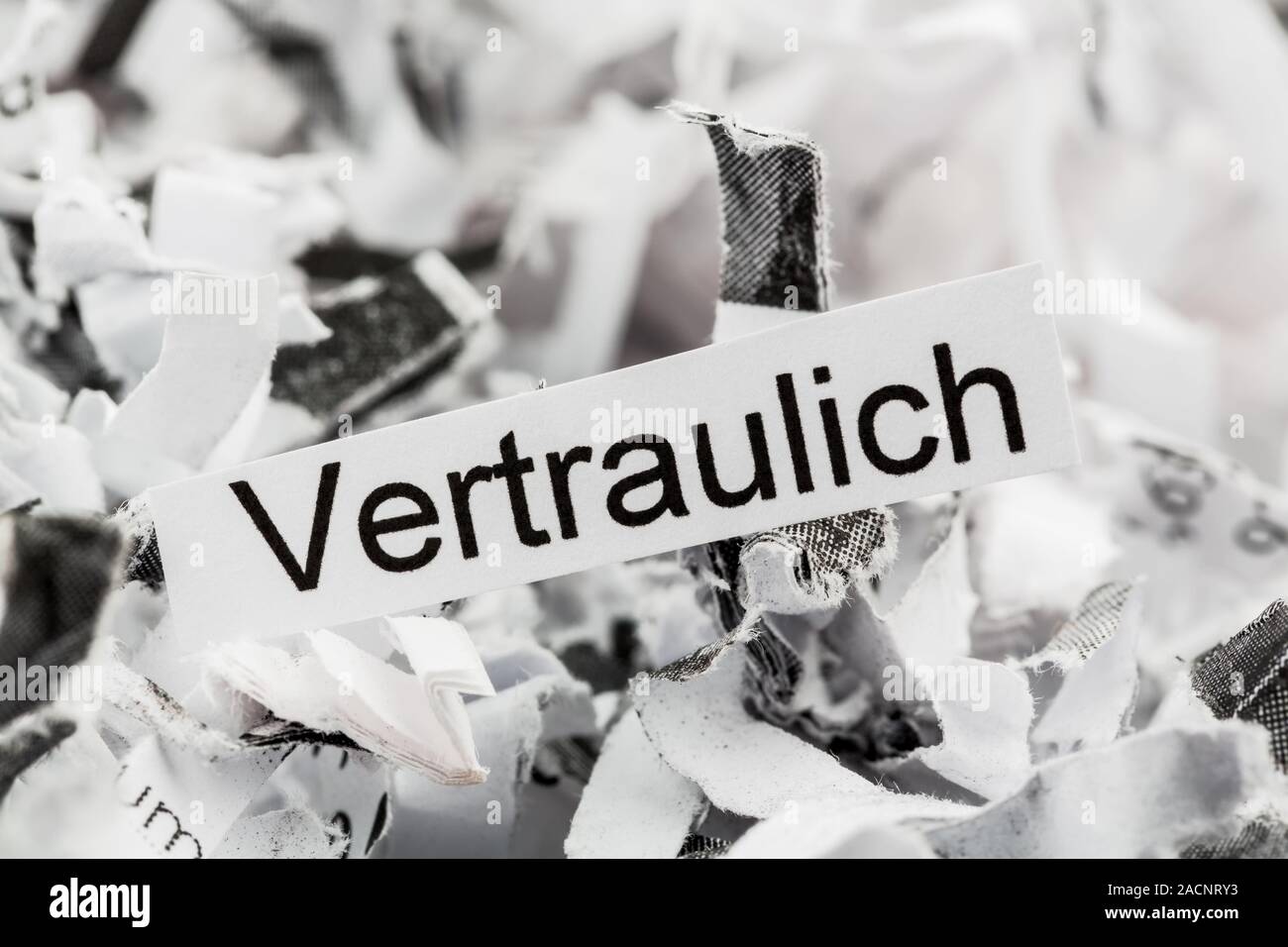 Polpa di carta riservate per parola chiave Foto Stock
