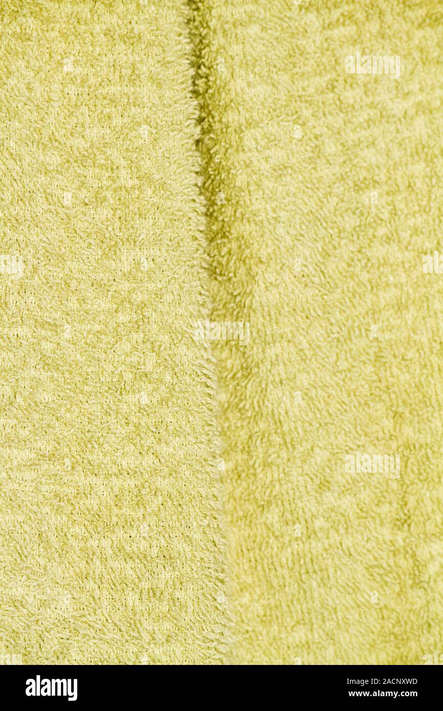 Luce verde di balneazione texture di asciugamani Foto Stock