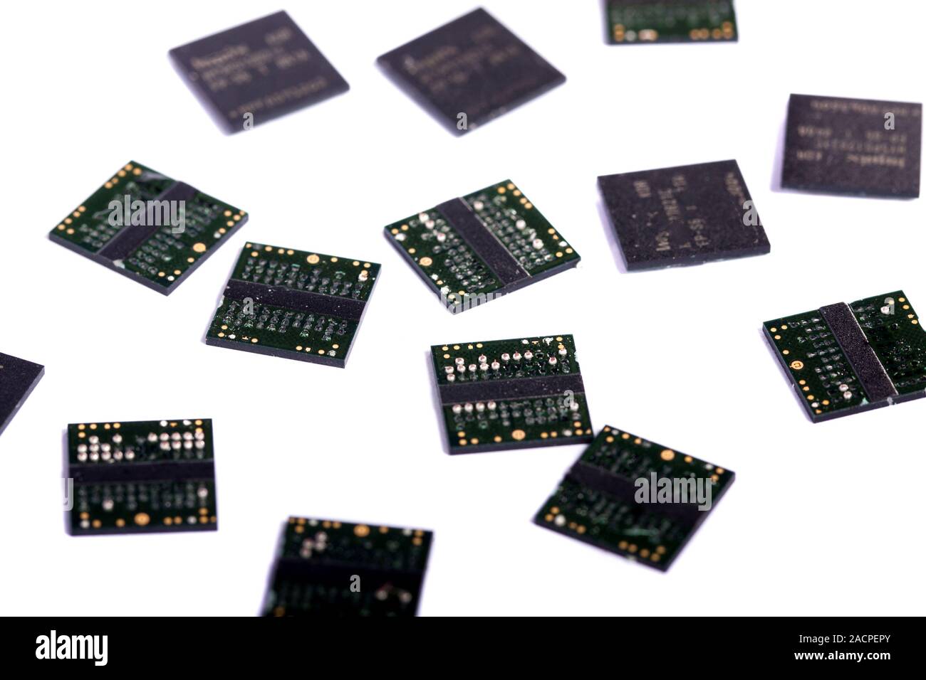 Computer chip di memoria Foto Stock