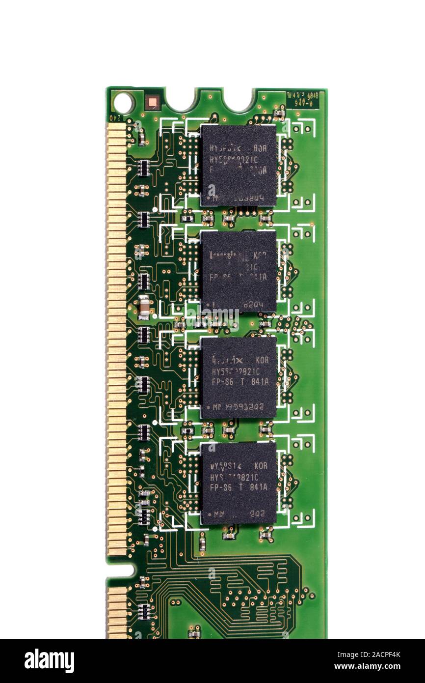 Computer chip di memoria Foto Stock