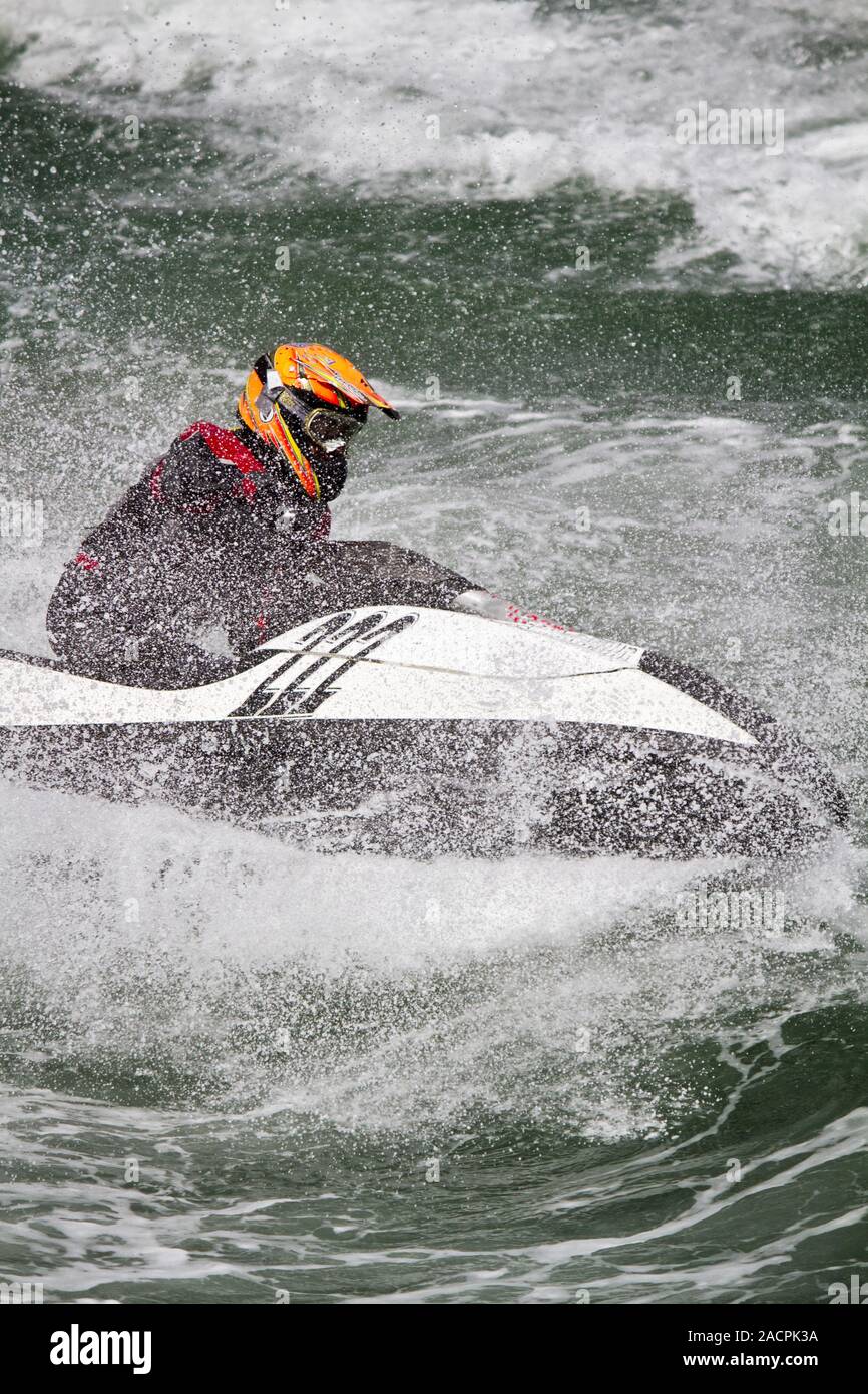 Jet Boat racing Foto Stock