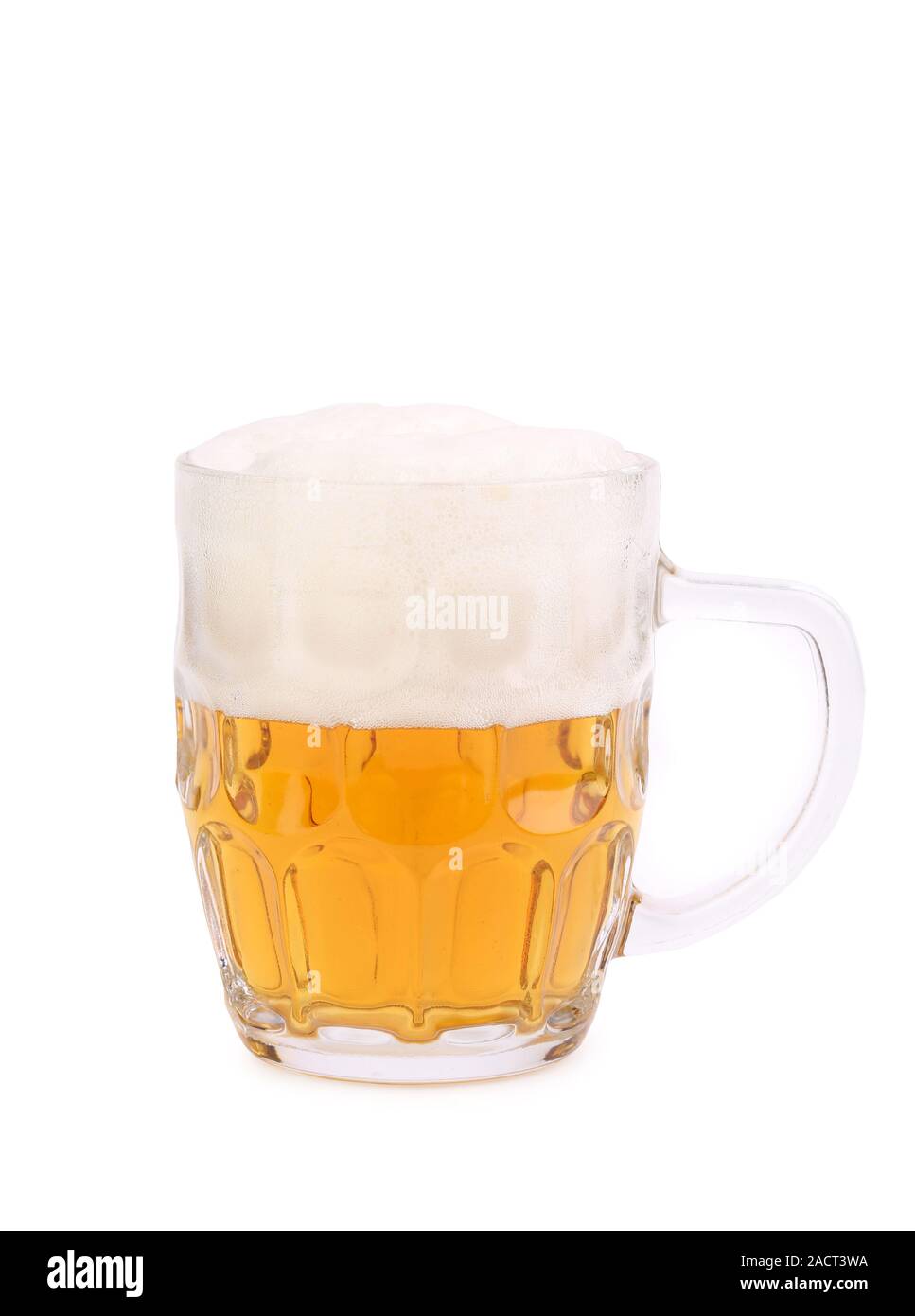 Boccale di birra. Foto Stock