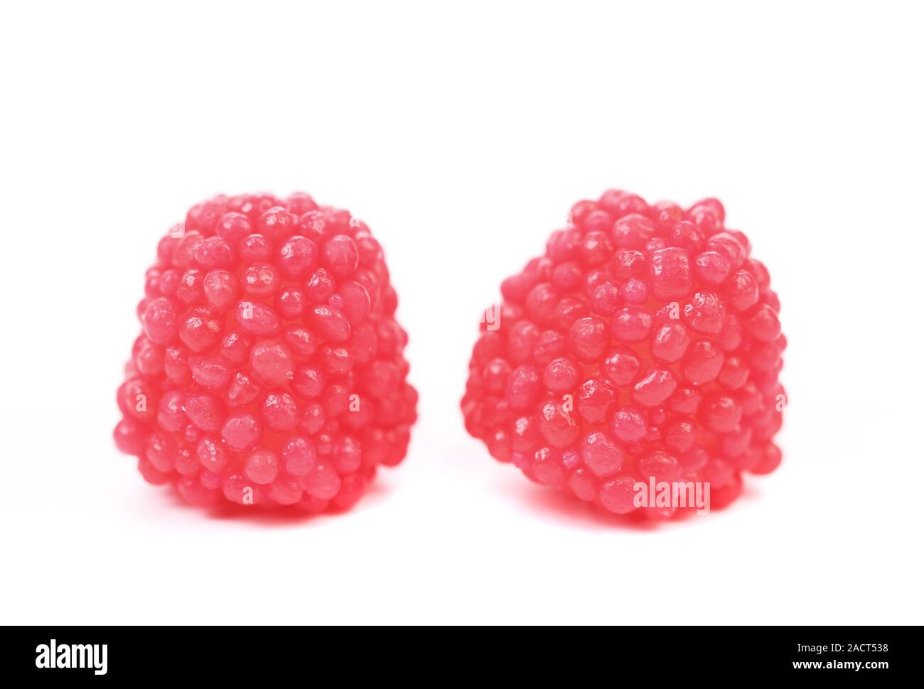 Due red jujube palle colorate Foto Stock
