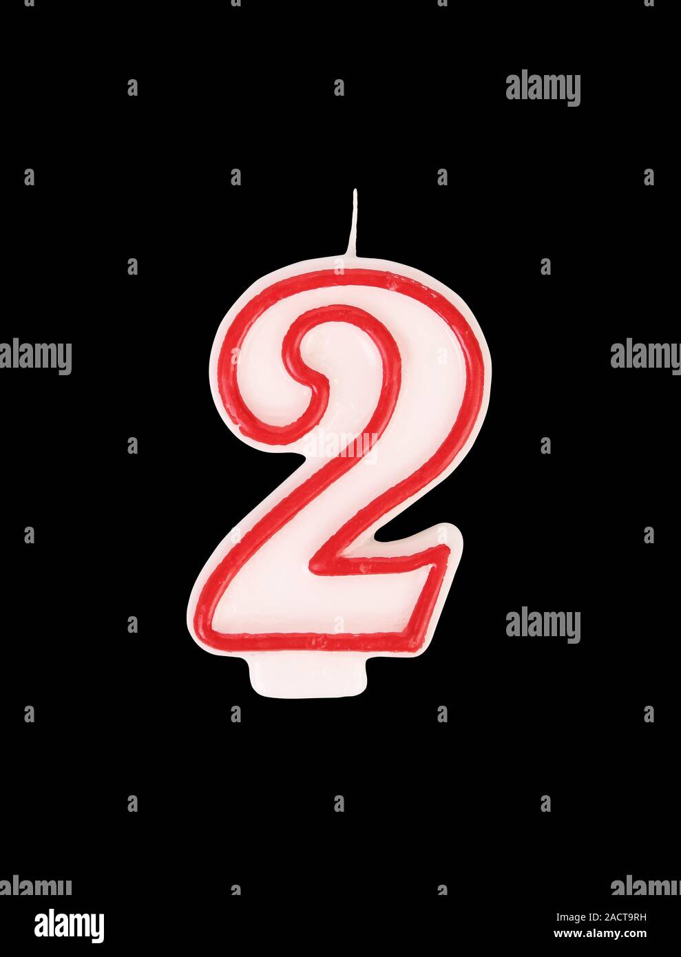 Candela in forma di due figure. Foto Stock