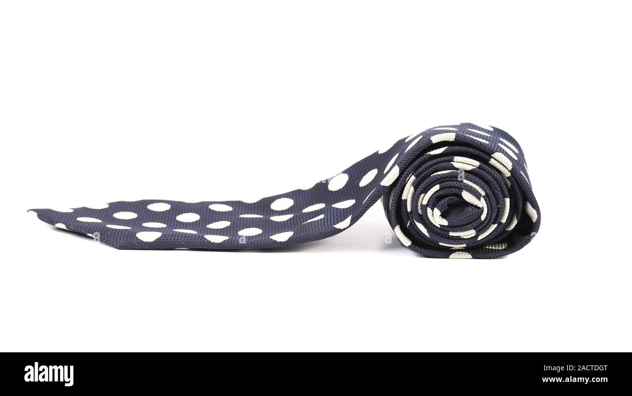 Laminati polka dot cravatta. Foto Stock