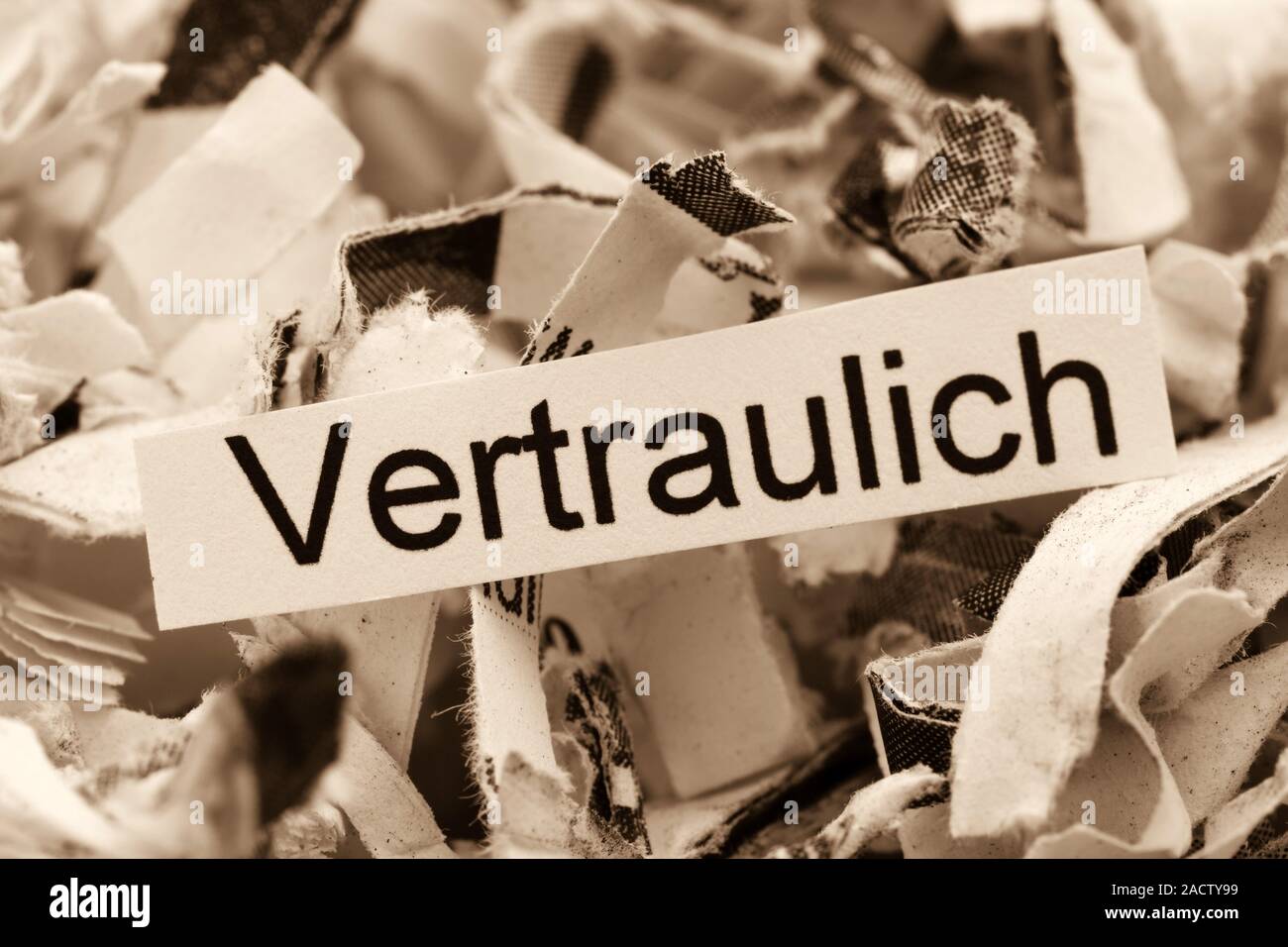 Polpa di carta riservate per parola chiave Foto Stock