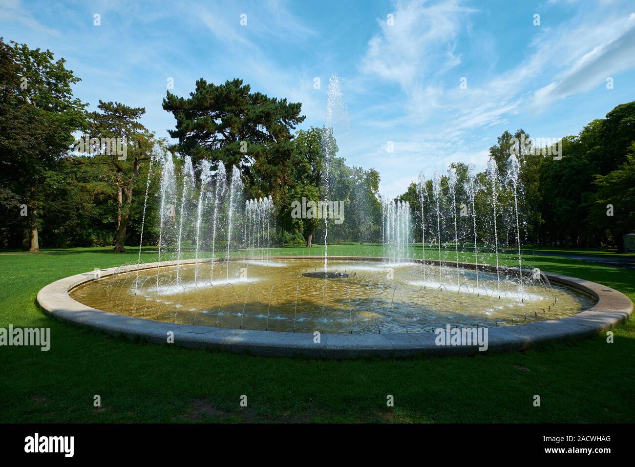 Vista città di Schweinfurt, bassa Franconia, Germania Foto Stock