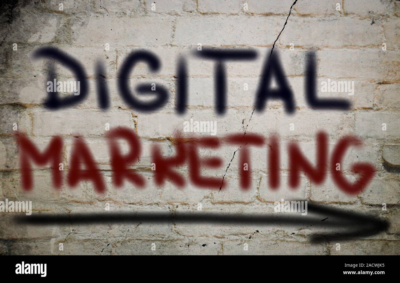 Il marketing digitale Concept Foto Stock