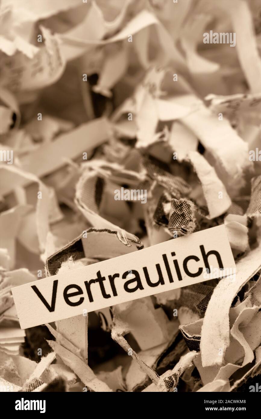 Polpa di carta riservate per parola chiave Foto Stock