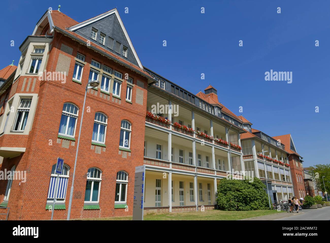 Urologische Klinik, Universitätsklinikum Düsseldorf UKD, Moorenstraße, Düsseldorf, Nordrhein-Westfalen, Deutschland Foto Stock