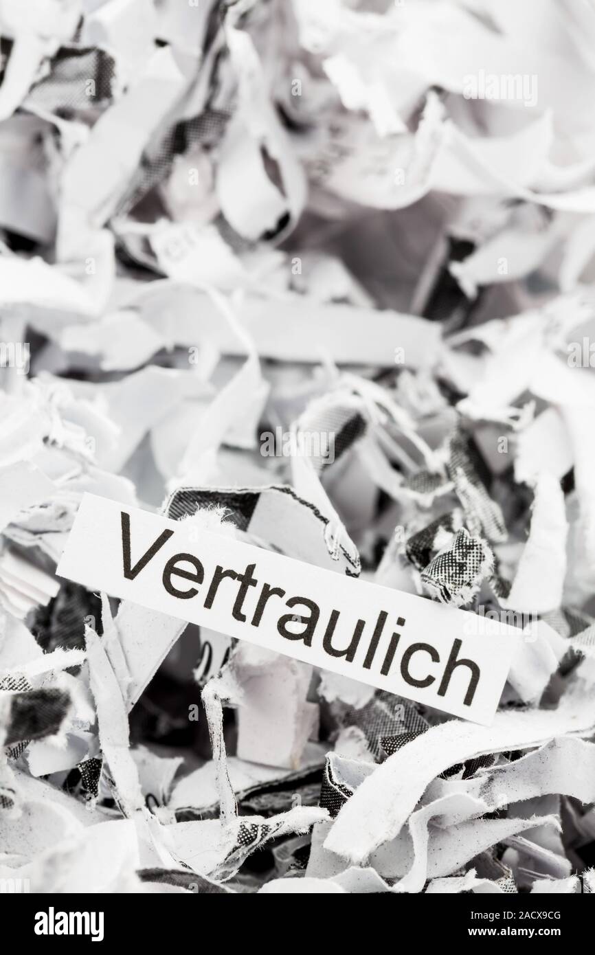 Polpa di carta riservate per parola chiave Foto Stock