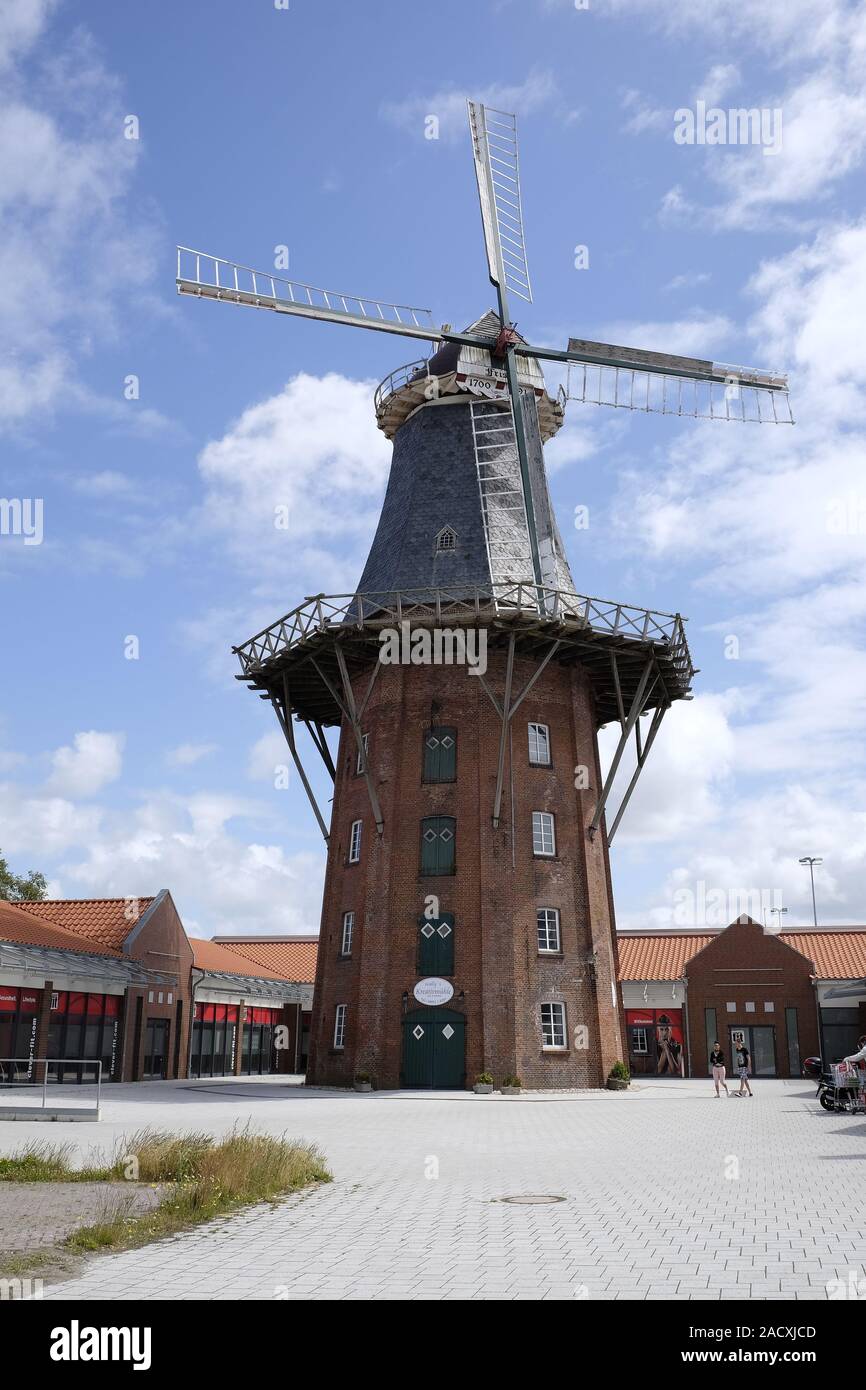 Città Frisiamühle Norden, Distretto di Aurich, Bassa Sassonia, Germania Foto Stock