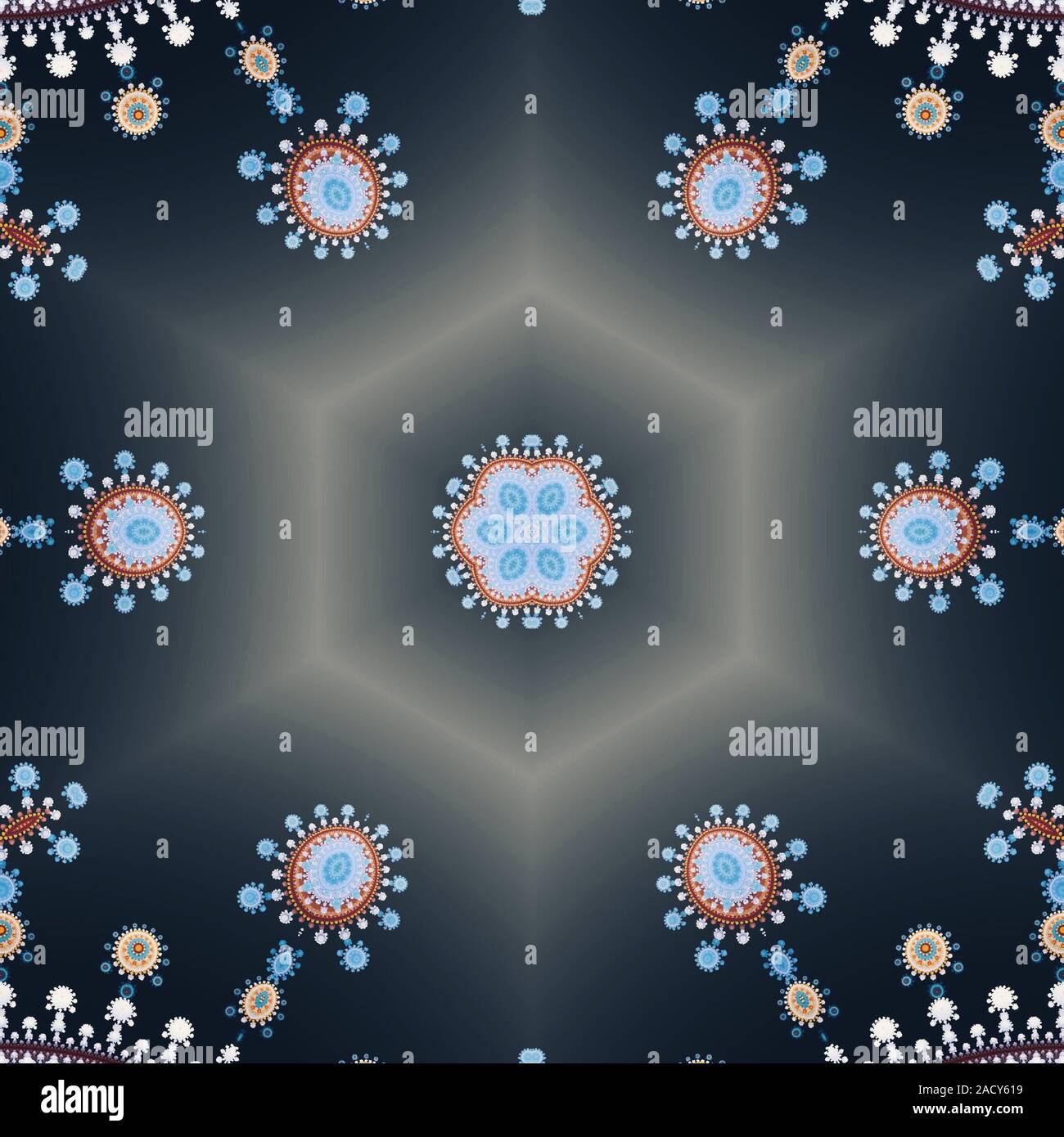 GREEN coloratissimi modelli astratti Foto Stock