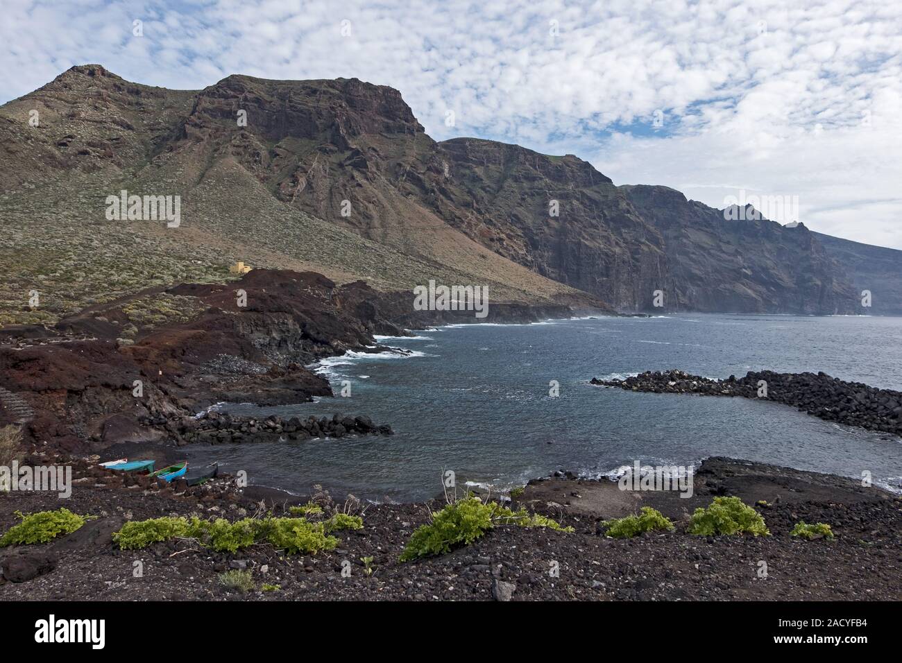 Tenerife - Vista delle scogliere dell'Acantilado de los Gigantes Foto Stock