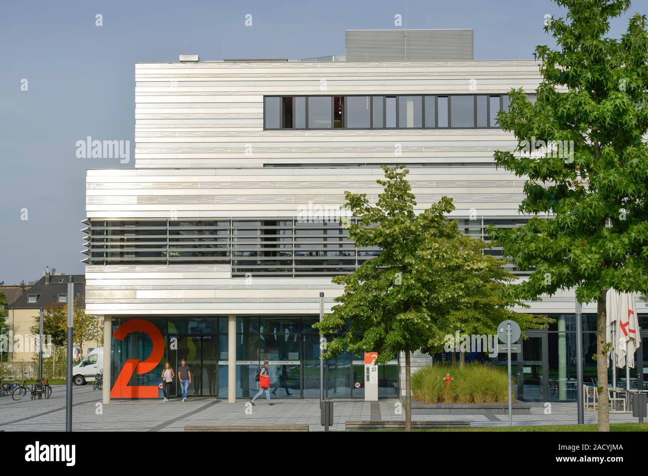 Hochschule Düsseldorf HSD, Münsterstraße, Düsseldorf, Nordrhein-Westfalen, Deutschland Foto Stock