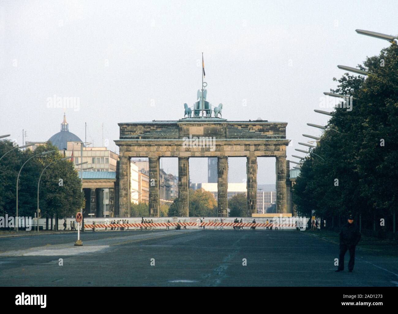 Alcune delle ultime foto con il muro di Berlino da ovest lato tedesco giorni prima è caduto il 9 novembre 1989. Foto Stock