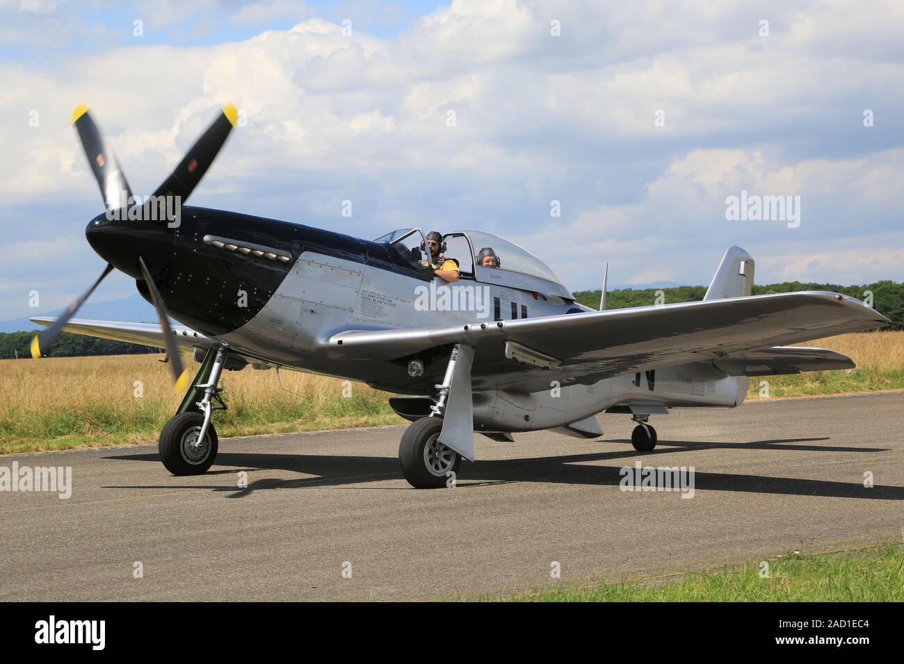 Flugzeugoldtimer North American P-51D Mustang, N51AB Foto Stock