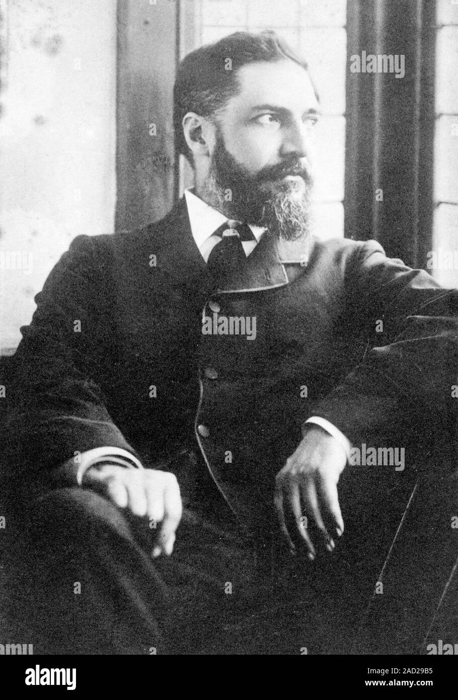 William Matthew Flinders Petrie (1853-1942), British archeologo e egittologo, comunemente noto come Flinders Petrie. Durante il periodo 1875-80 lui s Foto Stock