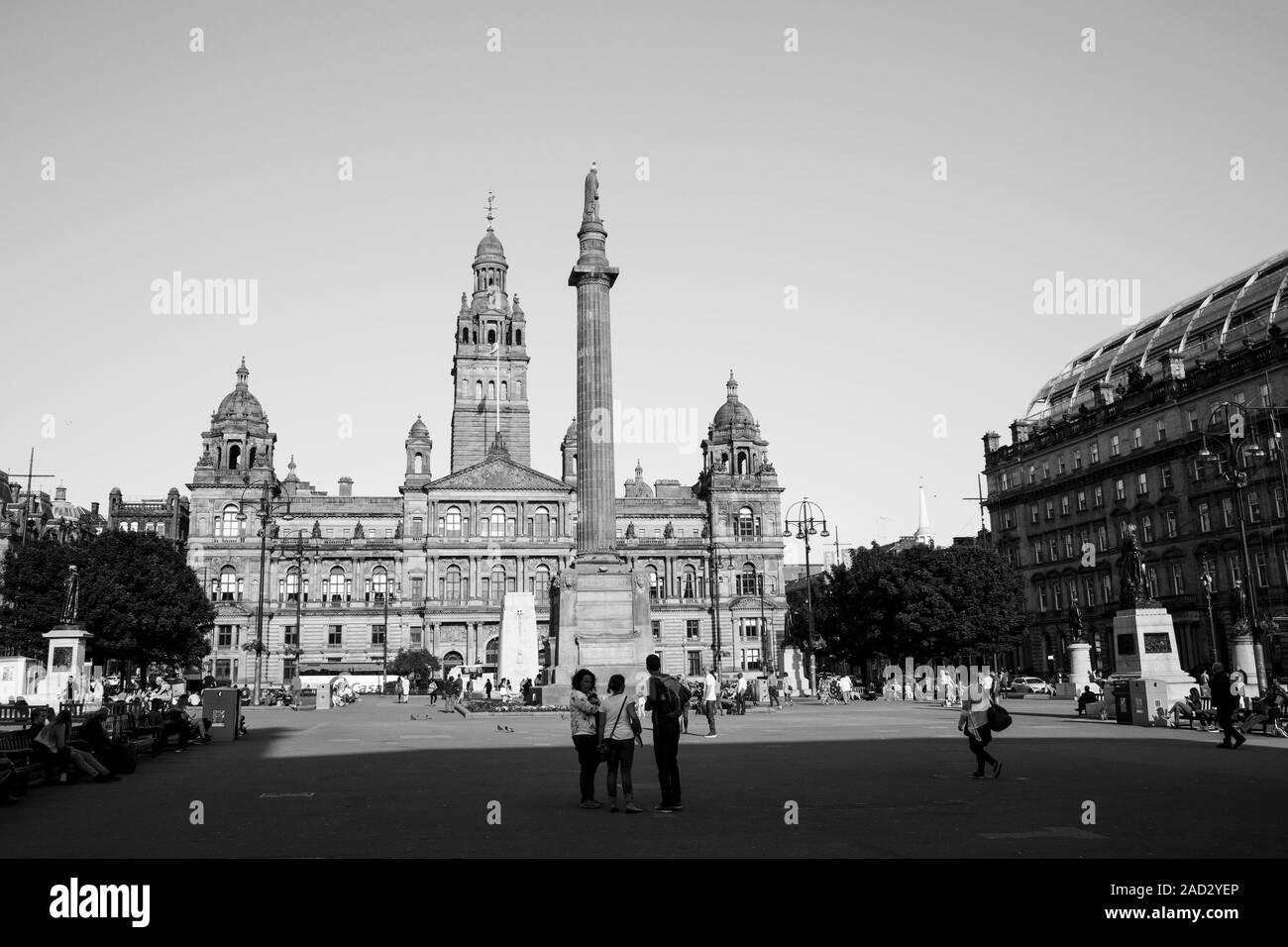 Glasgow / Scozia. Il 27 maggio 2018. George Square Glasgow Foto Stock