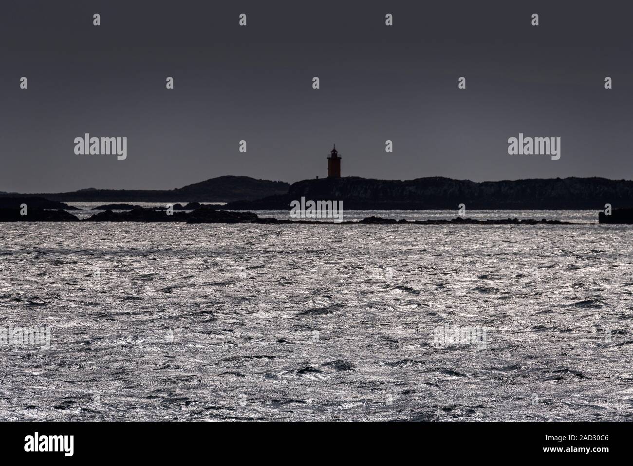 Faro, Flatey isola nel Breidafjordur Foto Stock
