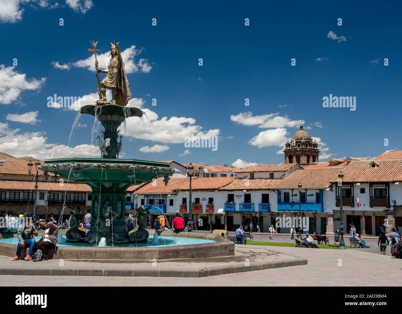 In ed intorno a Cuzco / Cusco in Perù Foto Stock