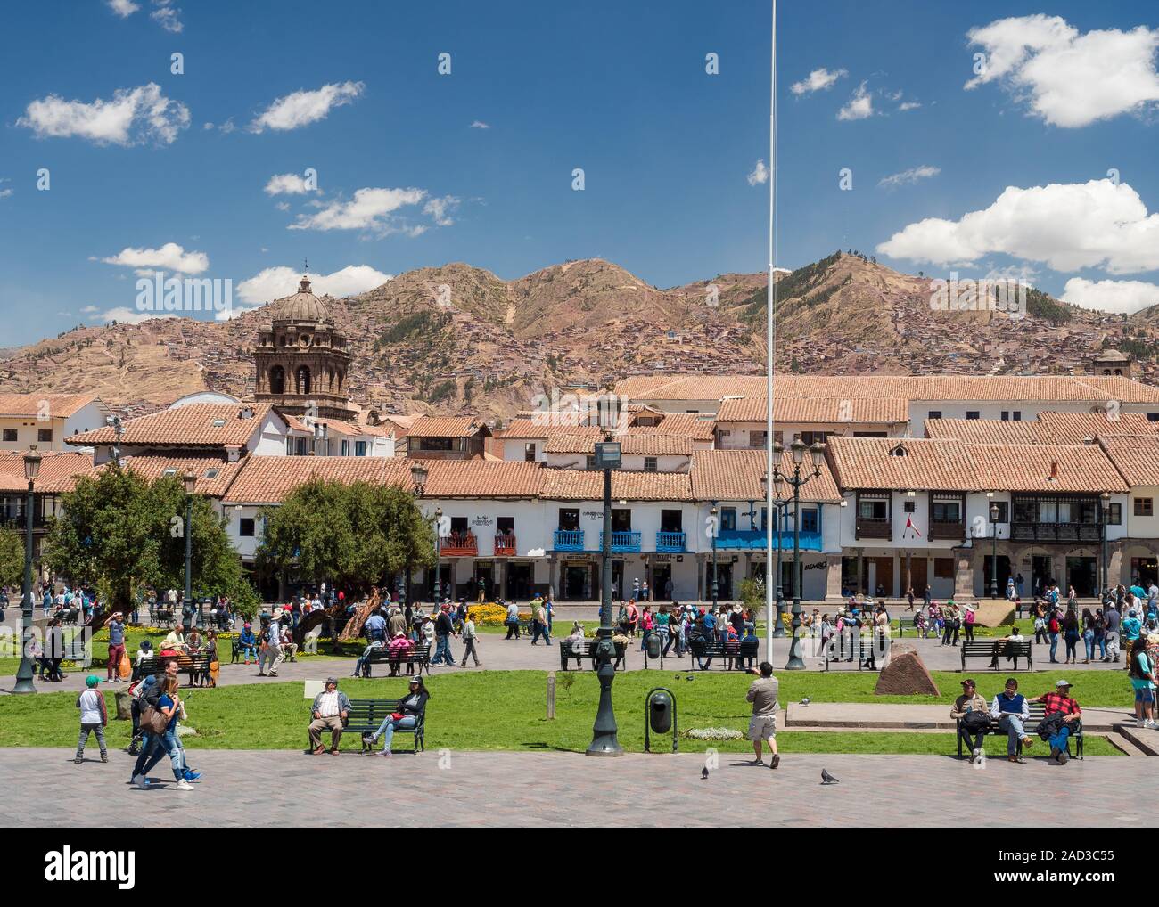 In ed intorno a Cuzco / Cusco in Perù Foto Stock