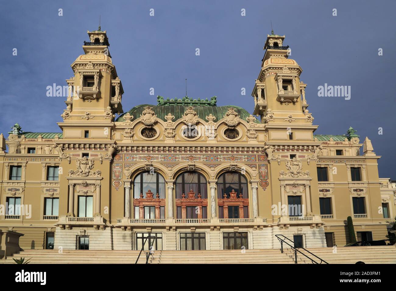 Montecarlo, casinò e opera dell'architetto Charles Garnier Foto Stock