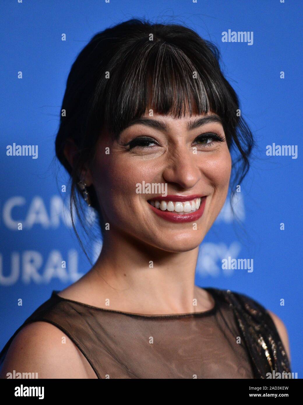 Melissa Villaseñor - Il Museo Americano di Storia Naturale, il beneficio annuo di Gala, arrivi, New York, Stati Uniti d'America - 21 Nov 2019 Foto Stock