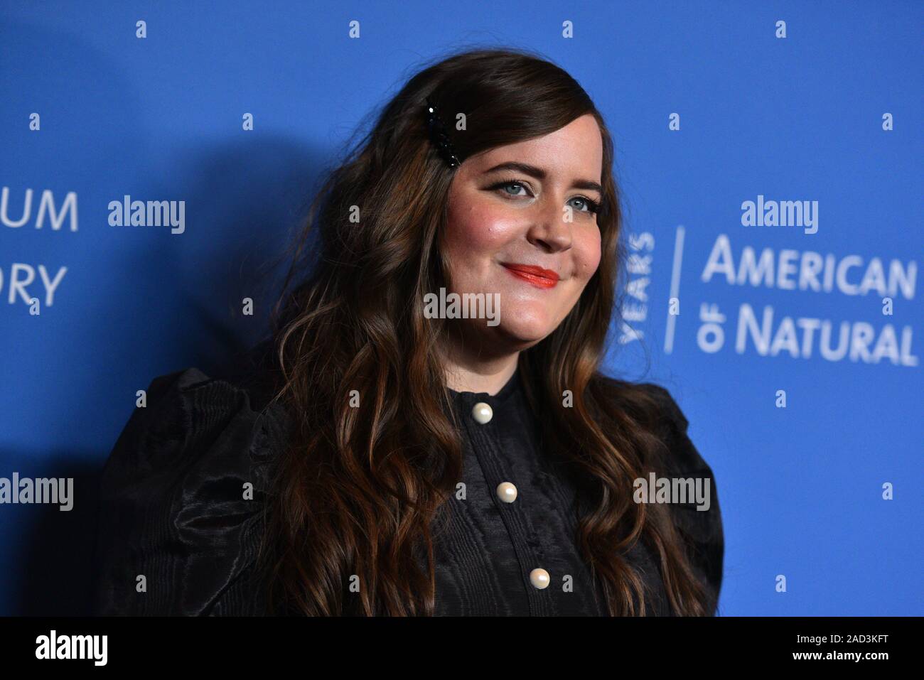 Aidy Bryant - Il Museo Americano di Storia Naturale, il beneficio annuo di Gala, arrivi, New York, Stati Uniti d'America - 21 Nov 2019 Foto Stock