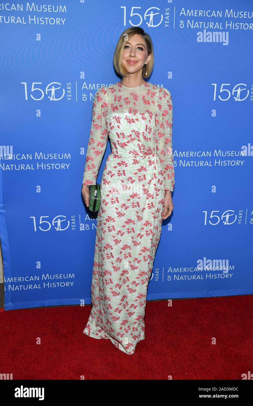 Heidi Gardner - Il Museo Americano di Storia Naturale, il beneficio annuo di Gala, arrivi, New York, Stati Uniti d'America - 21 Nov 2019 Foto Stock