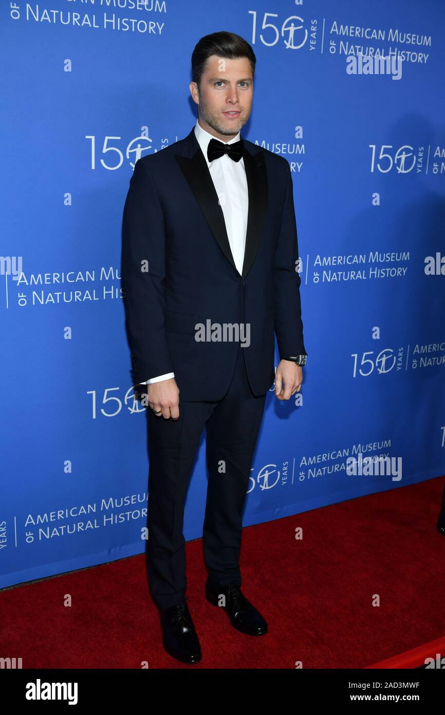 Colin Jost - Il Museo Americano di Storia Naturale, il beneficio annuo di Gala, arrivi, New York, Stati Uniti d'America - 21 Nov 2019 Foto Stock