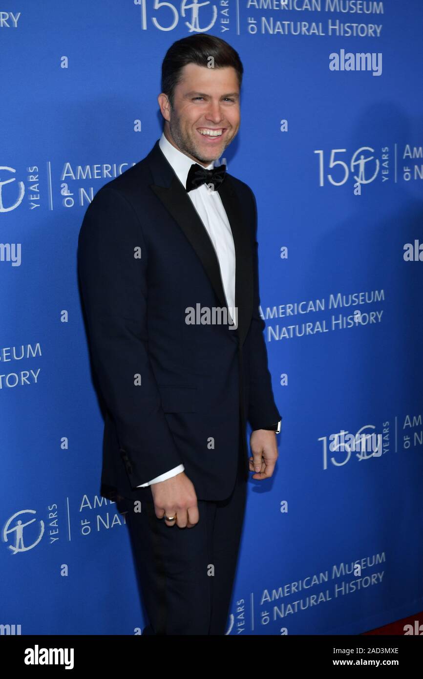Colin Jost - Il Museo Americano di Storia Naturale, il beneficio annuo di Gala, arrivi, New York, Stati Uniti d'America - 21 Nov 2019 Foto Stock