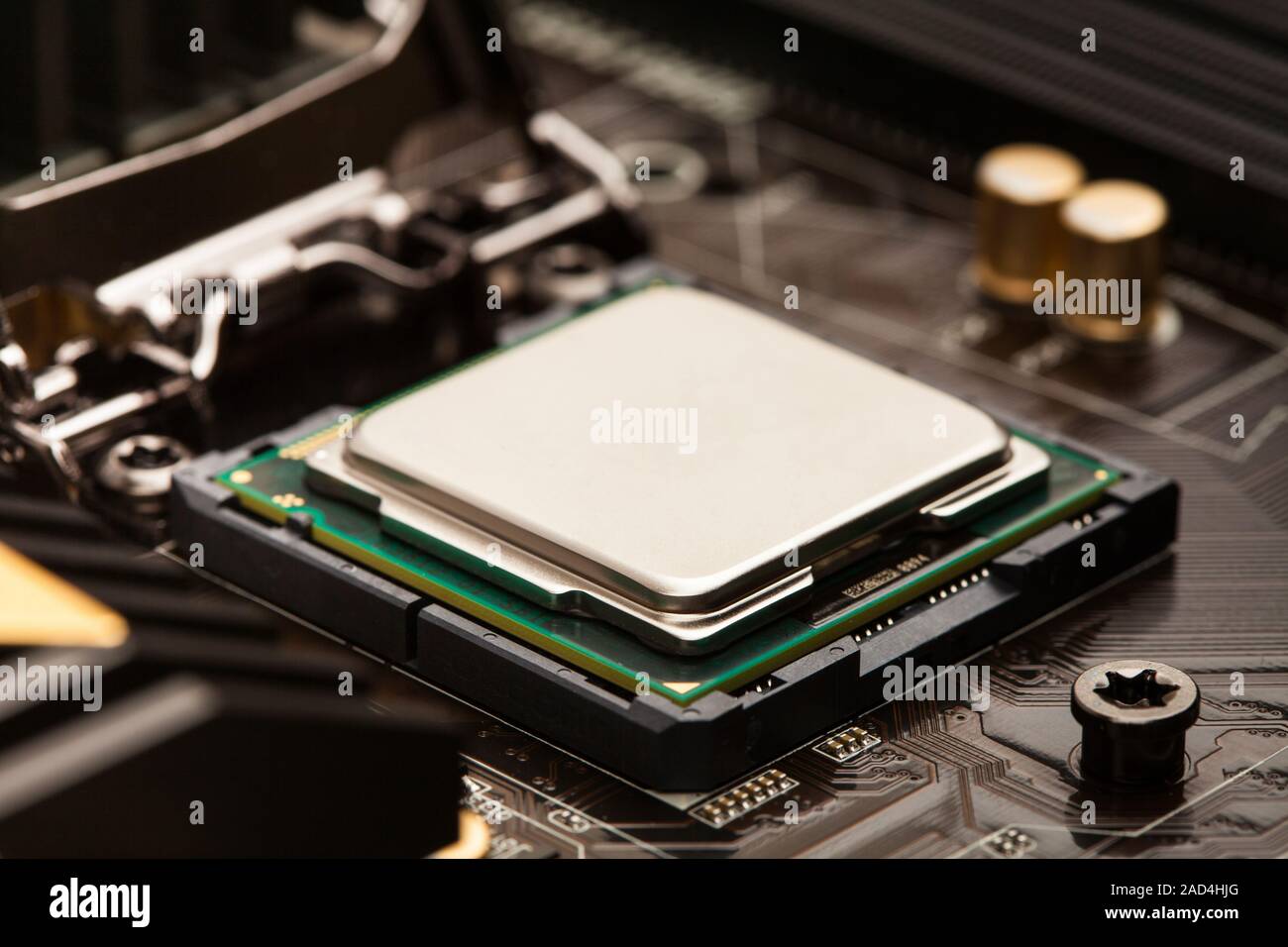 Unità centrale di elaborazione. CPU Foto Stock