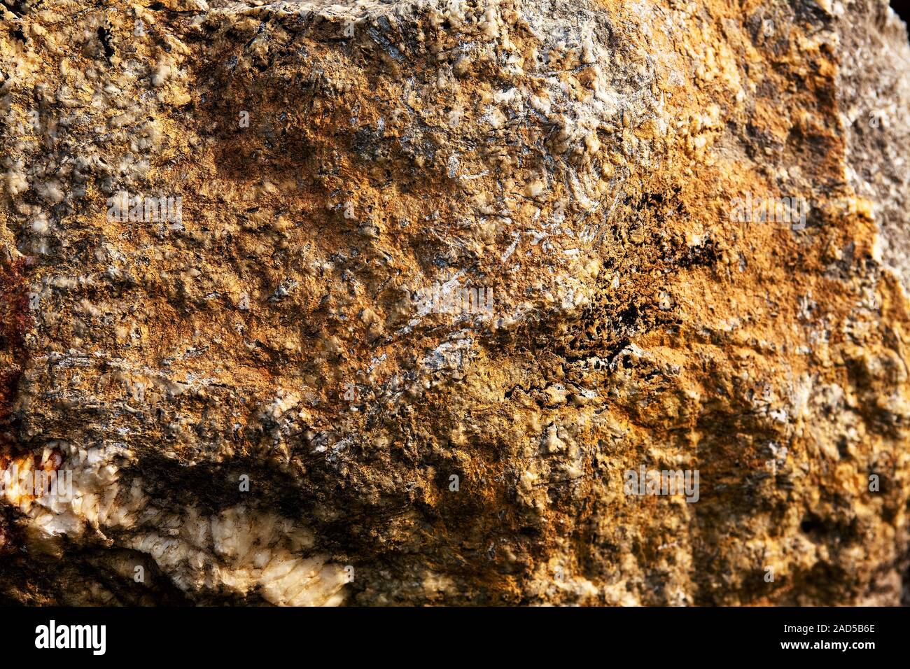 La superficie della pietra, Stibnite Chungcheongnam-do,Duksung miniera di Co Foto Stock