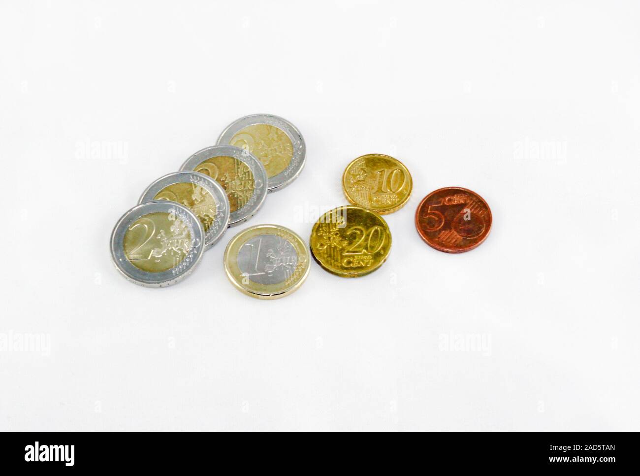 9.35 Euro in monete - Germania il salario minimo come di gennaio 2020 Foto Stock
