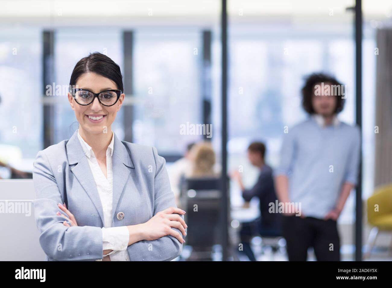 Ritratto di business di successo di persone Foto Stock