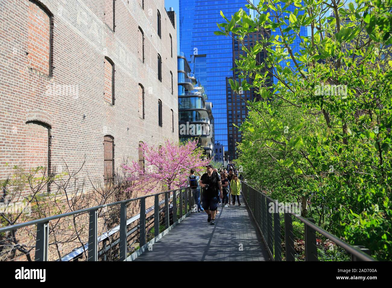 Linea alta Park, Manhattan, New York, New York, Stati Uniti d'America Foto Stock