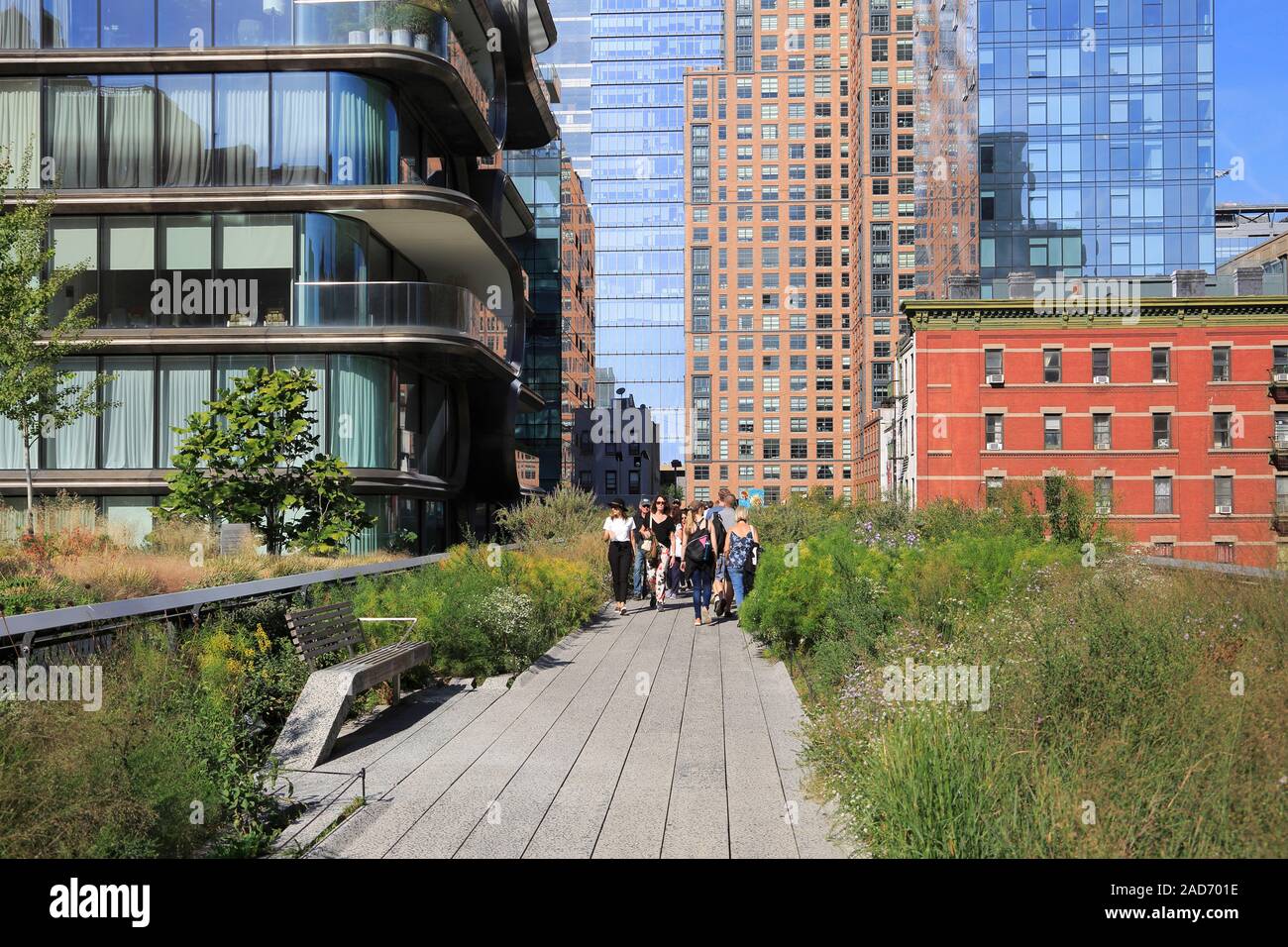 Linea alta Park, Manhattan, New York, New York, Stati Uniti d'America Foto Stock