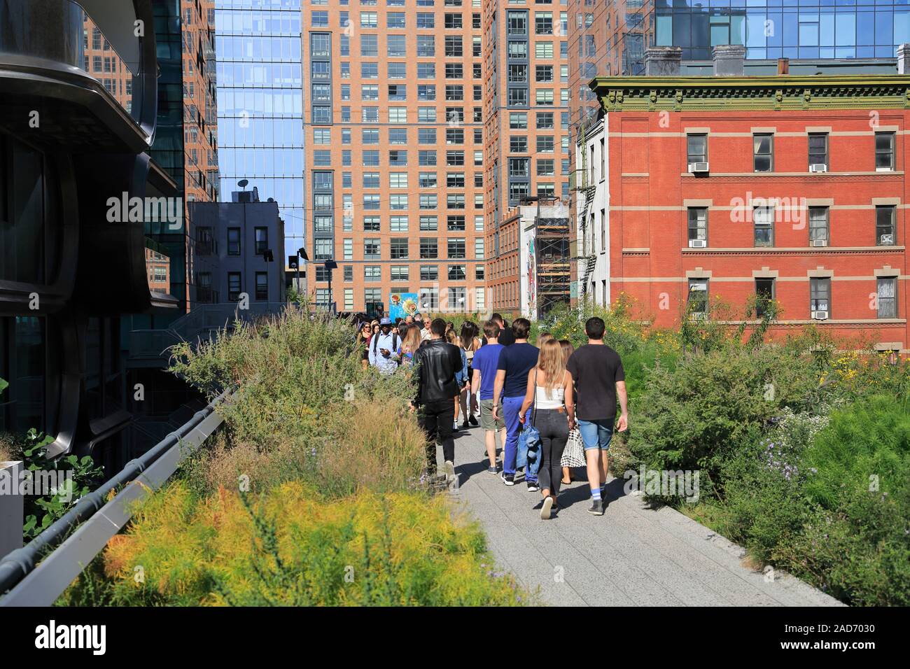 Linea alta Park, Manhattan, New York, New York, Stati Uniti d'America Foto Stock