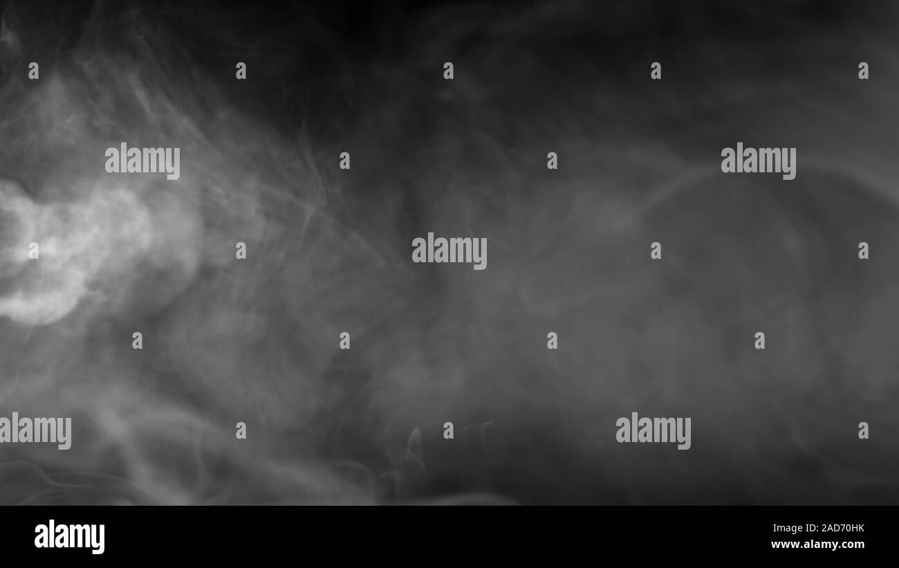 Fuma nuvole sfondo, fumo astratta in slow motion, misty texture Foto Stock