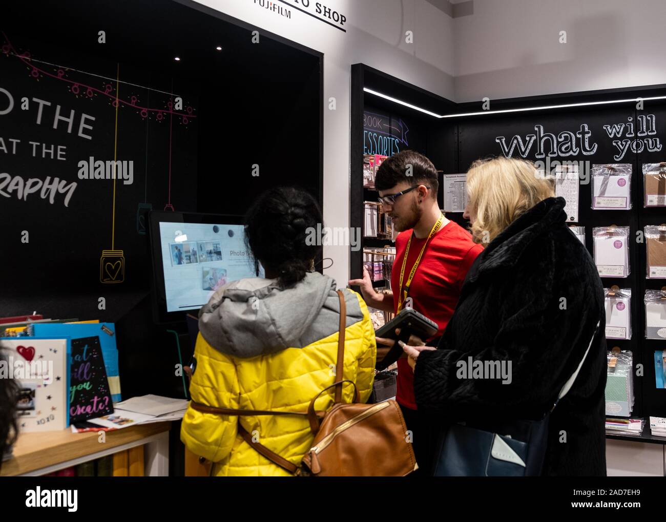 Fujifilm House of Photography lancio pubblico evento al Covent Garden di Londra. Foto Stock
